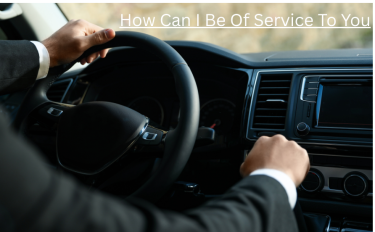 Professional taxi driver hands on the steering wheel inside a modern vehicle, representing reliable transportation service.